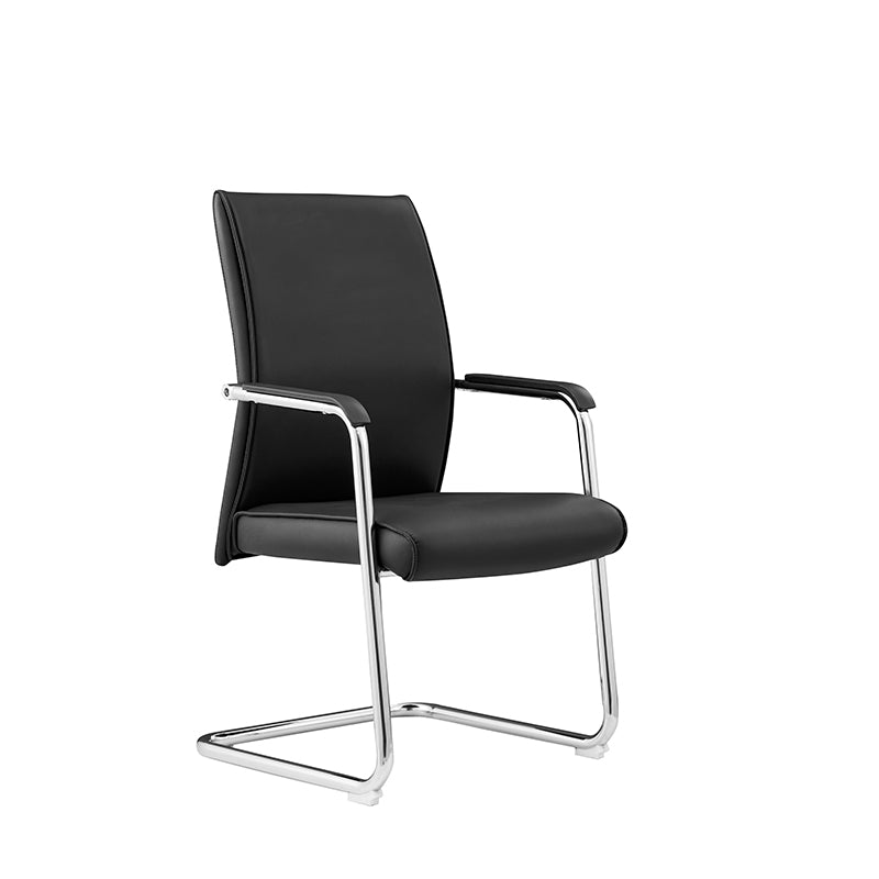 Modern Cantilever Black Executive Office Chair