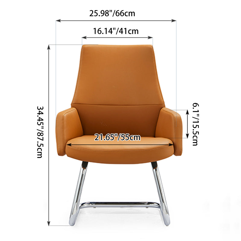 Executive Two-Tone Leather Office Chair
