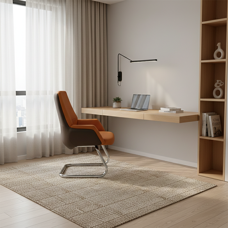 Executive Two-Tone Leather Office Chair