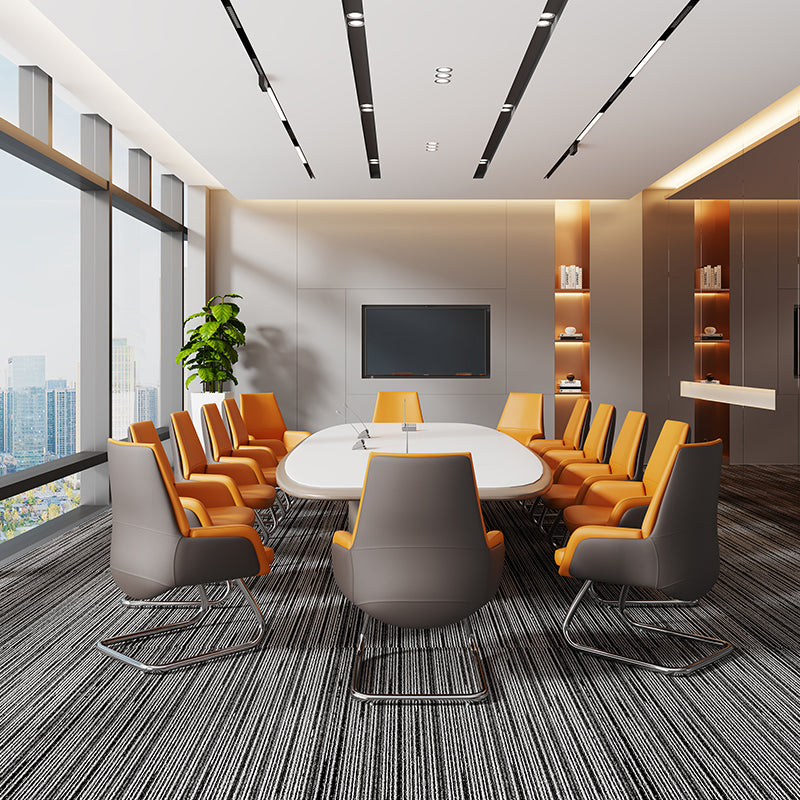 Executive Two-Tone Leather Office Chair