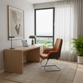 Executive Two-Tone Leather Office Chair