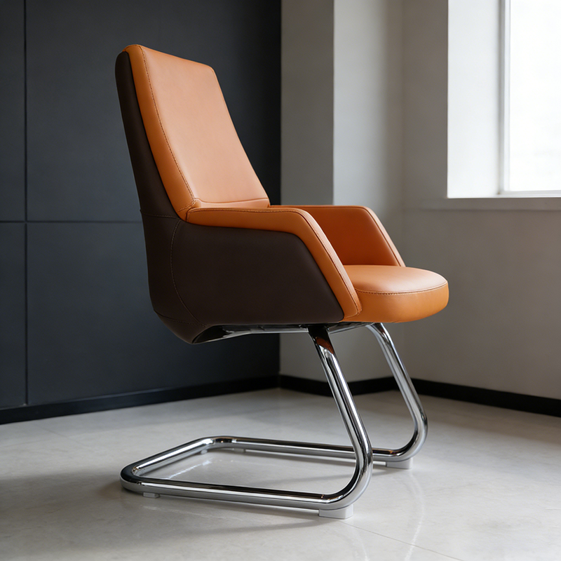 Executive Two-Tone Leather Office Chair