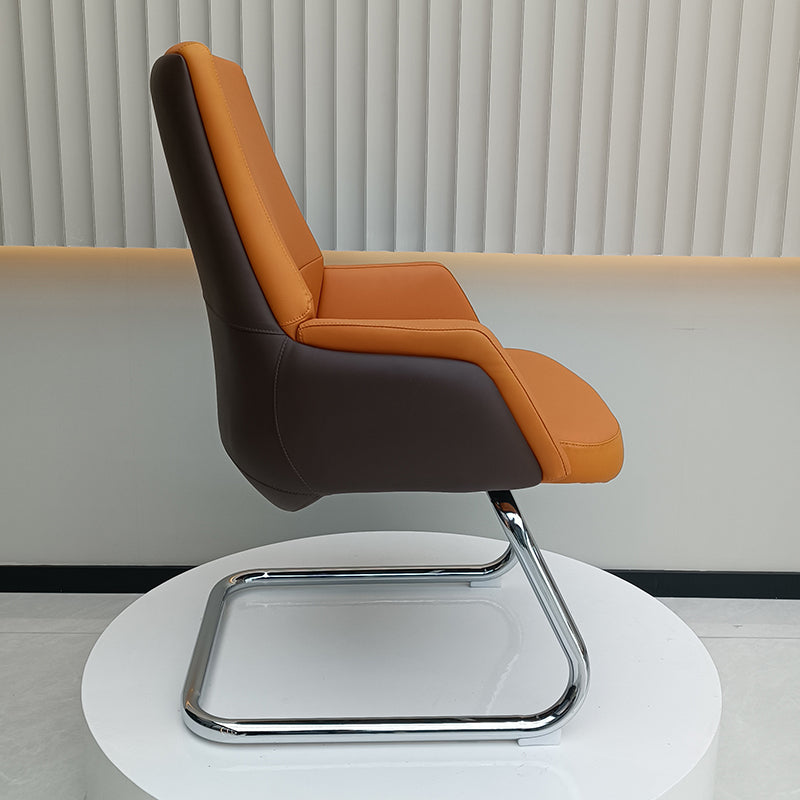Executive Two-Tone Leather Office Chair