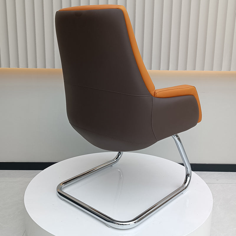 Executive Two-Tone Leather Office Chair