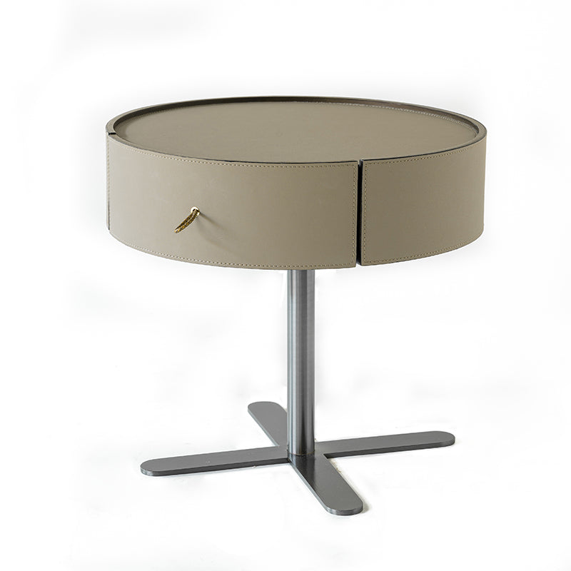 Floating Leather Nightstand