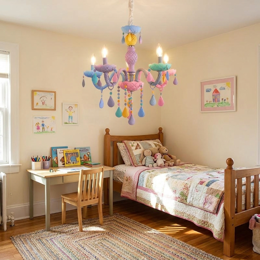 Princess crystal chandelier lifestyle