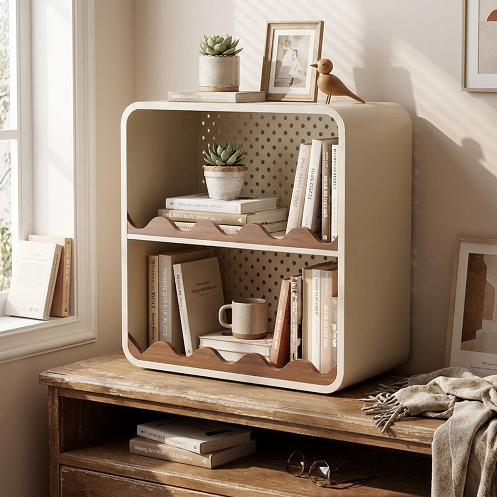 Iron MDF Storage Shelf