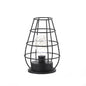 Retro Wrought Iron Wine Bottle Night Light Table Lamp